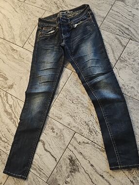 Women's Dark Wash Skinny Jeans